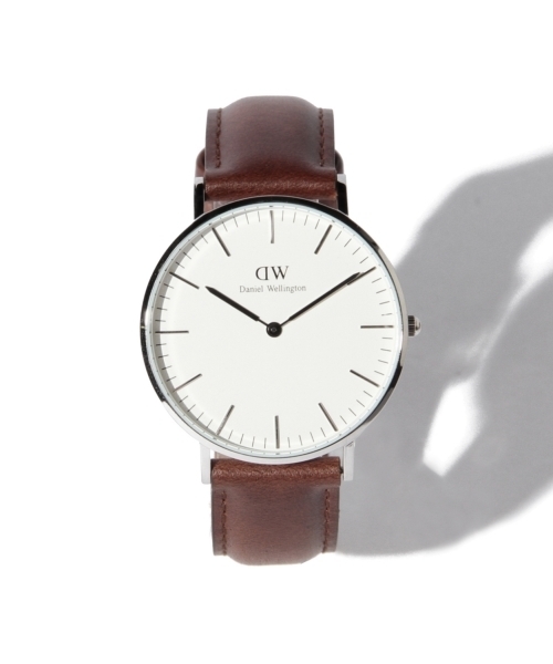 bpr BEAMS（ビーピーアール ビームス ）の「DANIEL WELLINGTON / Classic シェフィールド シルバー 36mm（アナログ腕時計・レディース・ダークブラウン/ブラック/ブラウン/ブラウン系その他/ブラック系その他・ONE SIZE）」の10枚目の写真
