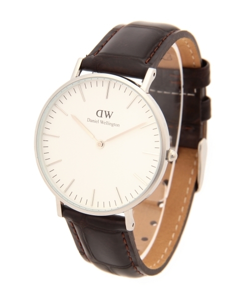 bpr BEAMS（ビーピーアール ビームス ）の「DANIEL WELLINGTON / Classic シェフィールド シルバー 36mm（アナログ腕時計・レディース・ダークブラウン/ブラック/ブラウン/ブラウン系その他/ブラック系その他・ONE SIZE）」の7枚目の写真
