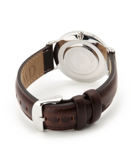 bpr BEAMS（ビーピーアール ビームス ）の「DANIEL WELLINGTON / Classic シェフィールド シルバー 36mm（アナログ腕時計・レディース・ダークブラウン/ブラック/ブラウン/ブラウン系その他/ブラック系その他・ONE SIZE）」の19枚目の写真
