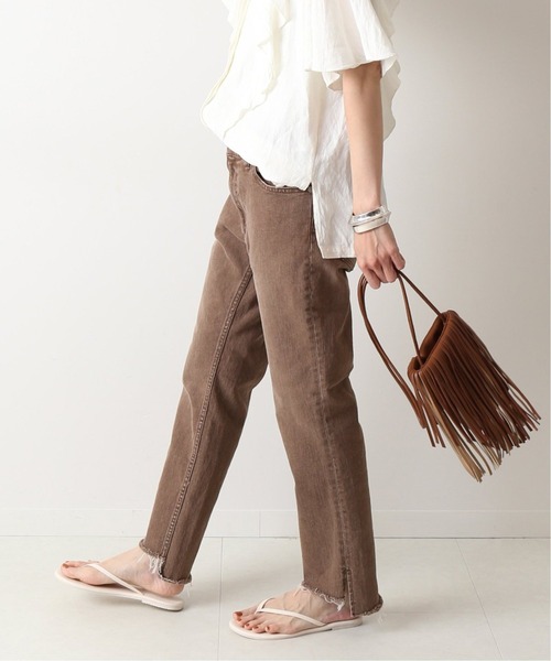 Web限定 裾スリット Framework フレームワーク のデニムパンツ Framework フレームワーク の