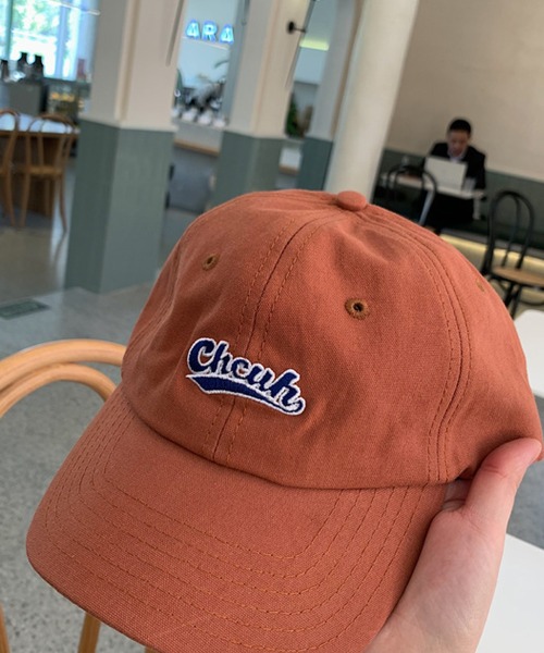 meJane（ミージェーン）の「Chcuh  Logo Cap【ZOZOTOWN限定】（キャップ・レディース・ブラック/ベージュ/オレンジ・FREE）」の11枚目の写真