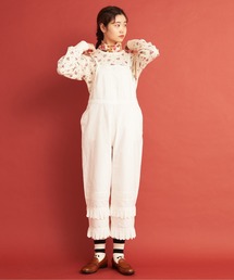 Malle | malle　オックス　カットワーク刺繍　サロペットパンツ(サロペット/オーバーオール)