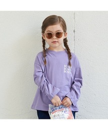 b・ROOM | 【型崩れしないやわらかコットン】アソートロゴプリントドロップＴシャツ(Tシャツ/カットソー)