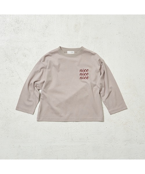 セール】【型崩れしないやわらかコットン】アソートロゴプリントドロップＴシャツ（Tシャツ/カットソー）｜b・ROOM（ビールーム）のファッション通販 -  ZOZOTOWN