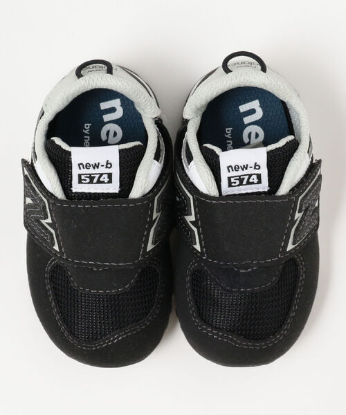 こども ビームス（コドモビームス）の「NEW BALANCE / new-b 574（12～14cm）（スニーカー・キッズ・ブラック/ネイビー/その他1/その他・13.5/12.5/12/13/14）」の5枚目の写真