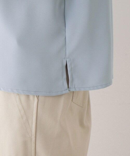 DRESKIP(ドレスキップ)の「◆配色パ-ル釦付ブラウス(シャツ/ブラウス・レディース・ホワイト系7/ブルー系9/ブラック系4/ホワイト系8・03/02)」の10枚目の写真