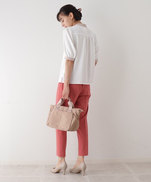 DRESKIP(ドレスキップ)の「◆配色パ-ル釦付ブラウス(シャツ/ブラウス・レディース・ホワイト系7/ブルー系9/ブラック系4/ホワイト系8・03/02)」の16枚目の写真