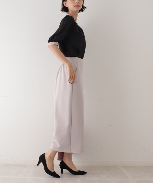 DRESKIP(ドレスキップ)の「◆配色パ-ル釦付ブラウス(シャツ/ブラウス・レディース・ホワイト系7/ブルー系9/ブラック系4/ホワイト系8・03/02)」の22枚目の写真