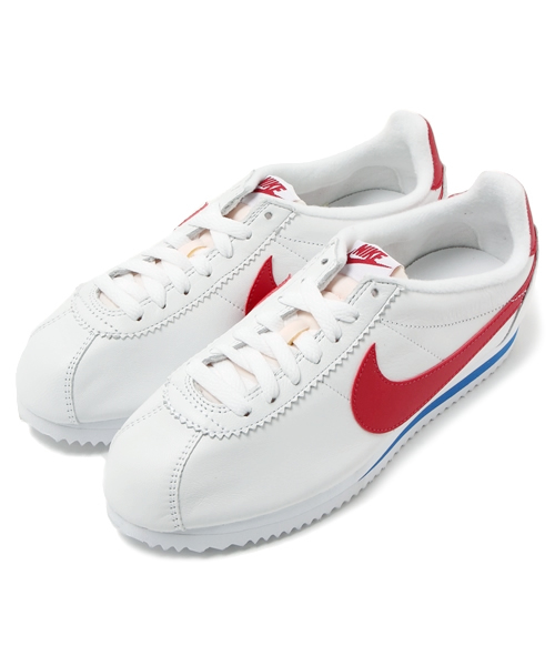 NIKE（ナイキ）の「NIKE / Classic Cortez（724262）（スニーカー・レディース・ホワイト系その他/ホワイト/ブラック・23/23.5/25/25.5/24.5/24）」の3枚目の写真