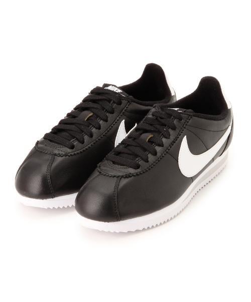 NIKE（ナイキ）の「NIKE / Classic Cortez（724262）（スニーカー・レディース・ホワイト系その他/ホワイト/ブラック・23/23.5/25/25.5/24.5/24）」の9枚目の写真