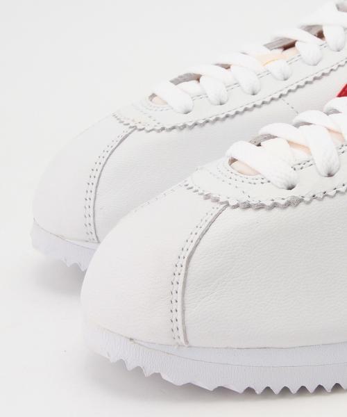 NIKE（ナイキ）の「NIKE / Classic Cortez（724262）（スニーカー・レディース・ホワイト系その他/ホワイト/ブラック・23/23.5/25/25.5/24.5/24）」の12枚目の写真