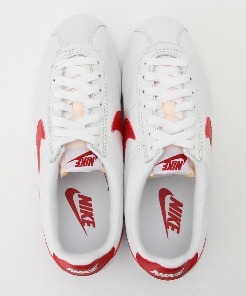 NIKE（ナイキ）の「NIKE / Classic Cortez（724262）（スニーカー・レディース・ホワイト系その他/ホワイト/ブラック・23/23.5/25/25.5/24.5/24）」の4枚目の写真