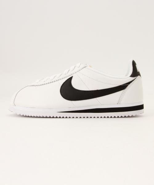 NIKE（ナイキ）の「NIKE / Classic Cortez（724262）（スニーカー・レディース・ホワイト系その他/ホワイト/ブラック・23/23.5/25/25.5/24.5/24）」の19枚目の写真