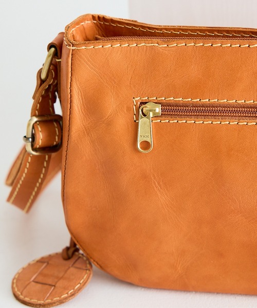 zucchero ズッケロ ショルダーバッグ レディース 本革 ななめ掛け マチ