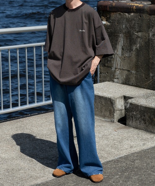Perushu(ペルーシュ)の「セミフレアデニムパンツ(その他パンツ・メンズ・ブラック/ブルー・SMALL/MEDIUM/LARGE)」の22枚目の写真