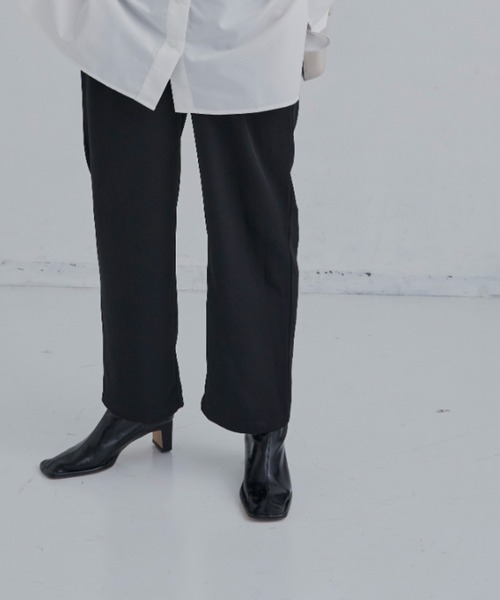 CLEARIMPRESSION （クリアインプレッション）の「【セットアップ対応/サイズ展開あり】ツータックストレートパンツ（その他パンツ・レディース・ブラック/ネイビー・SMALL/MEDIUM）」の19枚目の写真