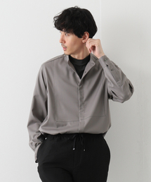 EDIFICE LA BOUCLE | 【LA BOUCLE / ラブークル】ヒヨクスタンドカラーシャツ W/Pe(シャツ/ブラウス)