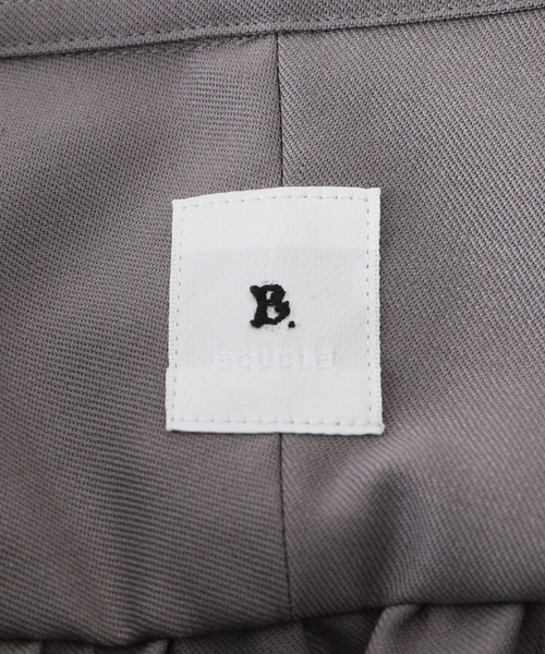 EDIFICE LA BOUCLE（エディフィスラブークル）の「【LA BOUCLE / ラブークル】ヒヨクスタンドカラーシャツ W/Pe（シャツ/ブラウス・メンズ・ライトグレー/ブラック・1/2/3）」の11枚目の写真