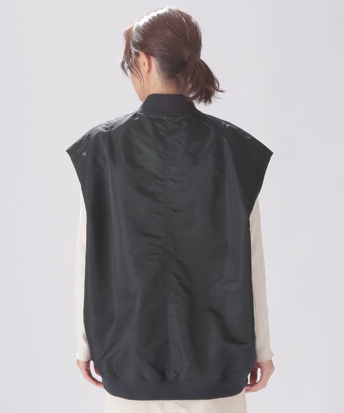 Niko様ブラックカーキ niko and（ニコアンド）の「MA-1ベスト（MA-1）」 - WEAR