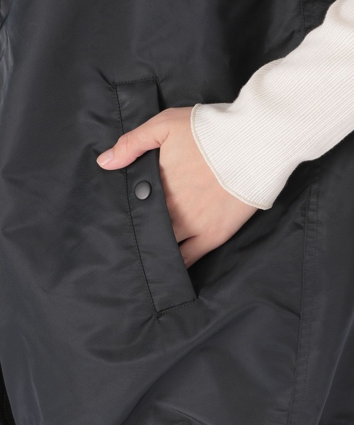 niko and...（ニコアンド）の「MA-1ベスト（MA-1・レディース・ブラック/アイボリー/カーキ・FREE）」の15枚目の写真