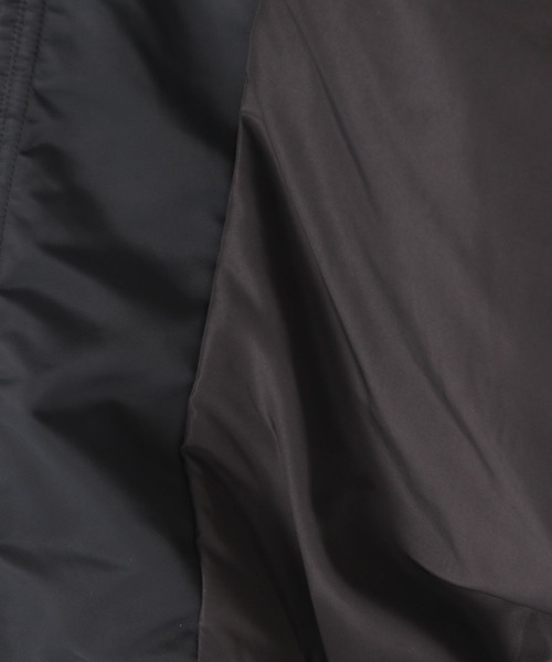 niko and...（ニコアンド）の「MA-1ベスト（MA-1・レディース・ブラック/アイボリー/カーキ・FREE）」の18枚目の写真