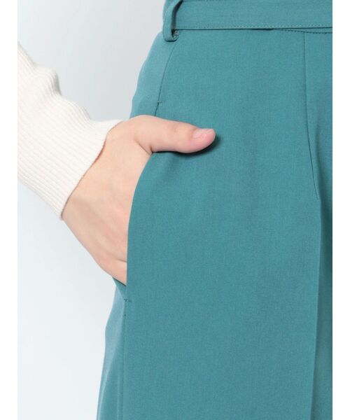 LAGUNAMOON(ラグナムーン)の「ウエストデザインワイドパンツ(その他パンツ・レディース・ベージュ/ブルー/ラベンダー/ブラウン・MEDIUM/SMALL)」の11枚目の写真