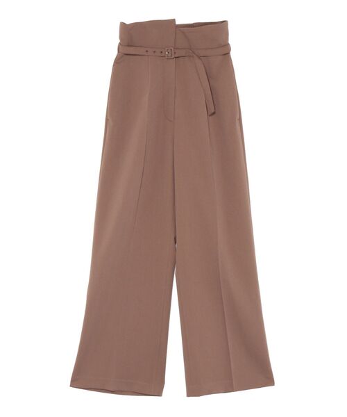 LAGUNAMOON(ラグナムーン)の「ウエストデザインワイドパンツ(その他パンツ・レディース・ベージュ/ブルー/ラベンダー/ブラウン・MEDIUM/SMALL)」の18枚目の写真