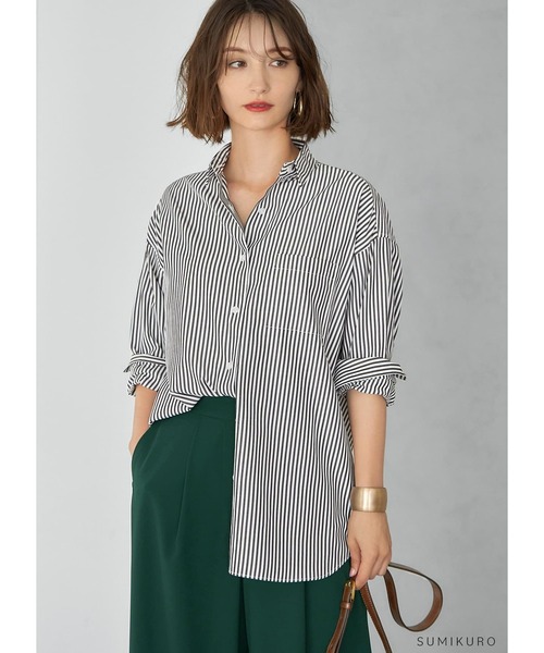 STYLE DELI（スタイルデリ）の「ベーシックストライプ柄シャツB