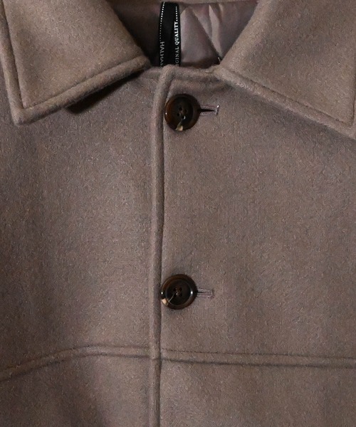 Ritzy（リッツィー）の「ポリメルトン D/S ビッグポケットブルゾン レディース メンズ（ブルゾン・メンズ・ベージュ/グレイッシュベージュ/サックスブルー/ブラック・MEDIUM/LARGE/X-LARGE）」の8枚目の写真