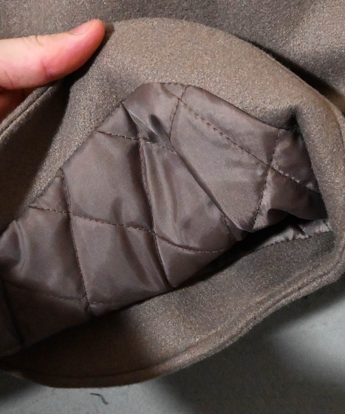 Ritzy（リッツィー）の「ポリメルトン D/S ビッグポケットブルゾン レディース メンズ（ブルゾン・メンズ・ベージュ/グレイッシュベージュ/サックスブルー/ブラック・MEDIUM/LARGE/X-LARGE）」の6枚目の写真