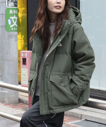 【GEVACO/ゲバコ】フーデッドショートダウンジャケット