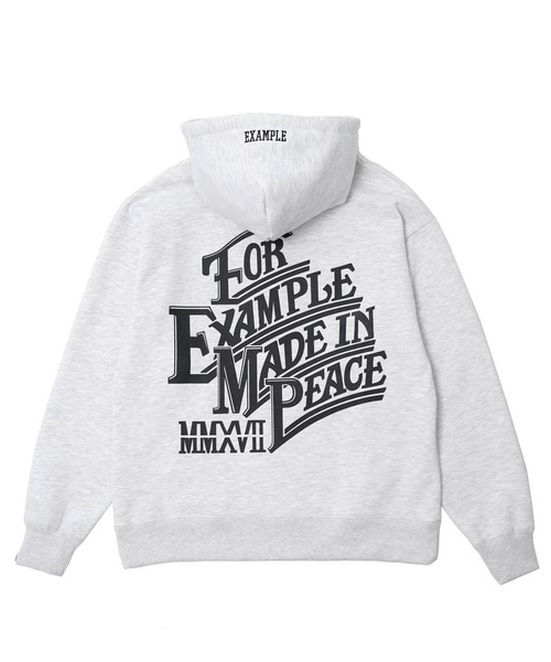 EXAMPLE(エグザンプル)の「EXAMPLE EX MADE IN PEACE HOODIE(パーカー・メンズ・アッシュ/ブラック/オリーブ・XXL/XL/M)」の11枚目の写真