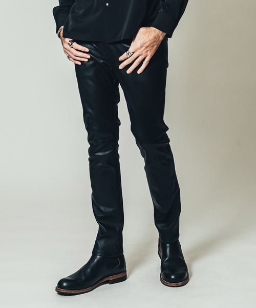 パンツ THE CRIMIE / cow leather pants CRIMIE（クライミー）の「STRETCH SPANISH LAMB LEATHER TRACK