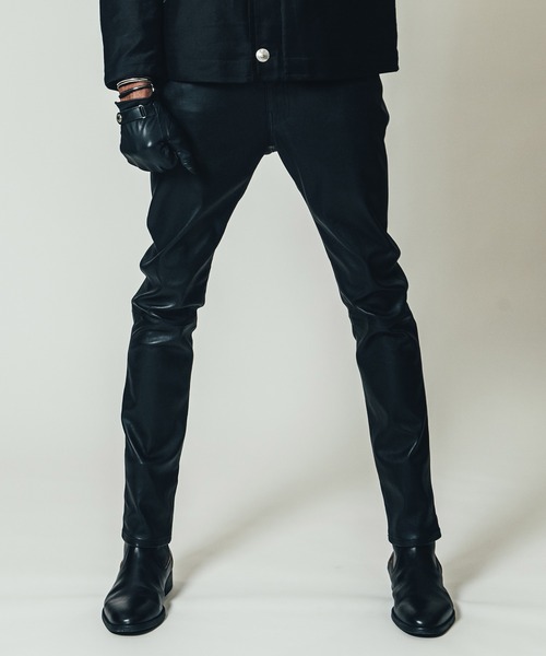 CRIMIE（クライミー）の「STRETCH SPANISH LAMB LEATHER 5P PANTS