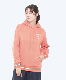 バルキー裏起毛 シェア ライン リブ フーディー