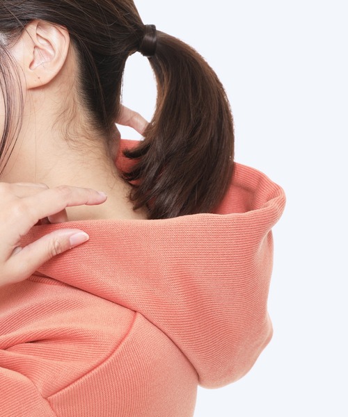 Arnold Palmer（アーノルドパーマー）の「バルキー裏起毛 シェア ライン リブ フーディー（パーカー・レディース・グレー/ネイビー/オレンジ・XS/S/M/L/LL）」の7枚目の写真