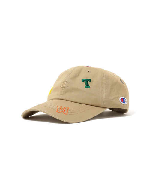 BEAMS BOY（ビームスボーイ）の「Champion × BEAMS BOY / 別注 刺繍 キャップ（キャップ・レディース・ネイビー/ベージュ・ONE SIZE）」の6枚目の写真