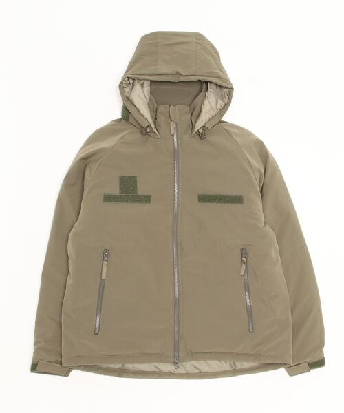 ８(eight)（エイト）の「中綿ミリタリーブルゾン（ダウンジャケット/コート・メンズ・カーキ/ライトカーキ/ブラック・MEDIUM/LARGE）」の5枚目の写真