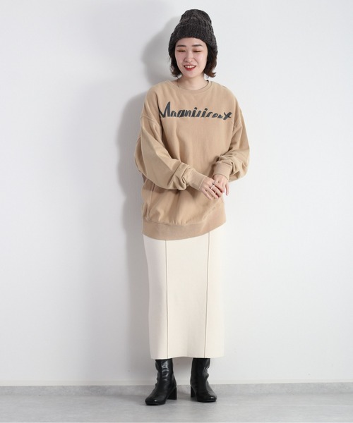 cepo(セポ)の「ミックスニットキャップ(ニットキャップ/ビーニー・レディース・ベージュ/チャコール・FREE)」の7枚目の写真