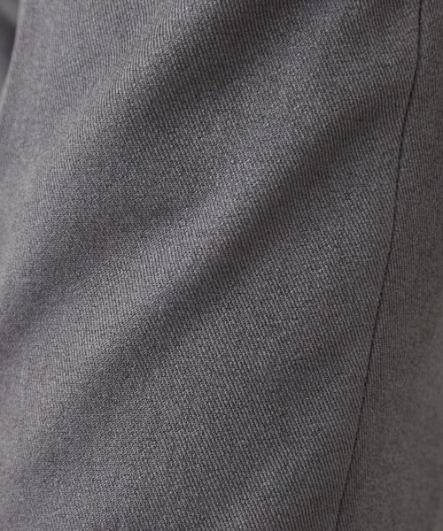 DISCOAT（ディスコート）の「ウールライクストレッチワイドストレートパンツ（スラックス・メンズ・ブラック/ブラウン/グレー・MEDIUM/LARGE）」の9枚目の写真