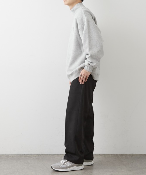 DISCOAT（ディスコート）の「ウールライクストレッチワイドストレートパンツ（スラックス・メンズ・ブラック/ブラウン/グレー・MEDIUM/LARGE）」の13枚目の写真