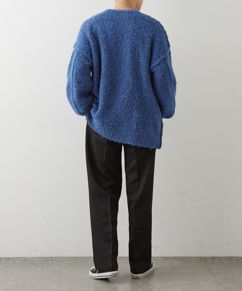 DISCOAT（ディスコート）の「ウールライクストレッチワイドストレートパンツ（スラックス・メンズ・ブラック/ブラウン/グレー・MEDIUM/LARGE）」の17枚目の写真