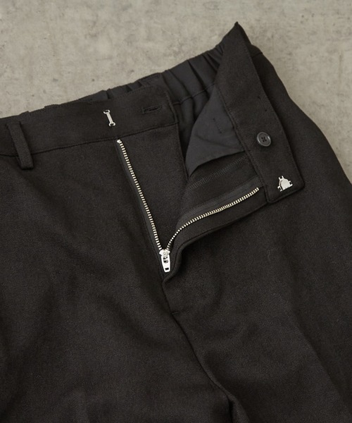 DISCOAT（ディスコート）の「ウールライクストレッチワイドストレートパンツ（スラックス・メンズ・ブラック/ブラウン/グレー・MEDIUM/LARGE）」の21枚目の写真