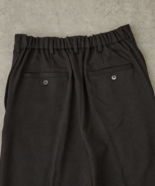 DISCOAT（ディスコート）の「ウールライクストレッチワイドストレートパンツ（スラックス・メンズ・ブラック/ブラウン/グレー・MEDIUM/LARGE）」の11枚目の写真