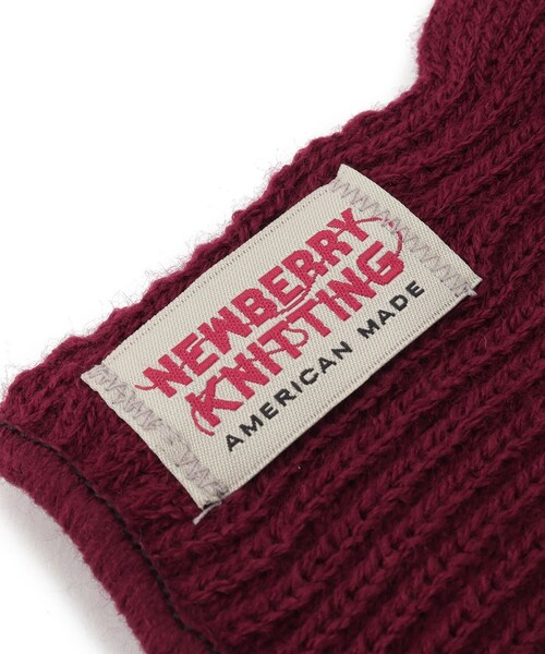 NEWBERRY KNITTING(ニューベリーニッティング)の「◆NEWBERRY KNITTING/ニューベリーニッティング ハーフグローブ(手袋・レディース・チャコールグレー/ブラック/オレンジ/ボルドー・00)」の5枚目の写真