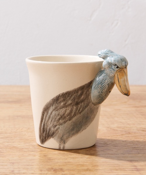 BIRTHDAY BAR（バースデイバー）の「Animal Mug アニマル マグカップ（グラス/マグカップ/タンブラー・レディース・グレー/ブラウン/ベージュ/ダークブラウン/ナチュラル/ホワイト/ライトグレー/オレンジ/ブラック/レッド/オートミール/ブルー・フリー）」の4枚目の写真