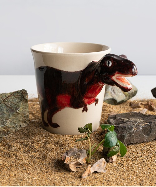 BIRTHDAY BAR（バースデイバー）の「Animal Mug アニマル マグカップ（グラス/マグカップ/タンブラー・レディース・グレー/ブラウン/ベージュ/ダークブラウン/ナチュラル/ホワイト/ライトグレー/オレンジ/ブラック/レッド/オートミール/ブルー・フリー）」の11枚目の写真