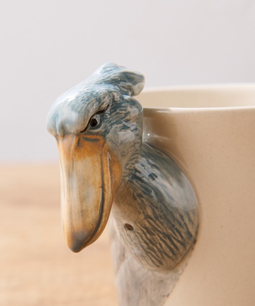 BIRTHDAY BAR（バースデイバー）の「Animal Mug アニマル マグカップ（グラス/マグカップ/タンブラー・レディース・グレー/ブラウン/ベージュ/ダークブラウン/ナチュラル/ホワイト/ライトグレー/オレンジ/ブラック/レッド/オートミール/ブルー・フリー）」の16枚目の写真