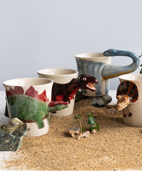 BIRTHDAY BAR（バースデイバー）の「Animal Mug アニマル マグカップ（グラス/マグカップ/タンブラー・レディース・グレー/ブラウン/ベージュ/ダークブラウン/ナチュラル/ホワイト/ライトグレー/オレンジ/ブラック/レッド/オートミール/ブルー・フリー）」の13枚目の写真