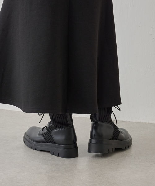 BEARDSLEY（ビアズリー）の「【BEARDSLEY】エンジニアニット切替ブーツ